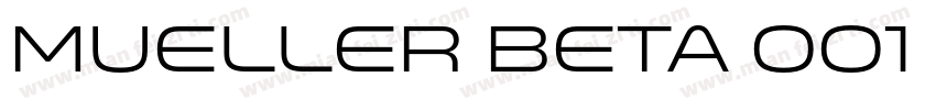 Mueller Beta 001 500字体转换